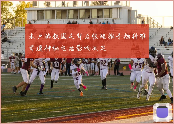 米卢执教国足背后张路推手扬科维奇遭神秘电话影响决定